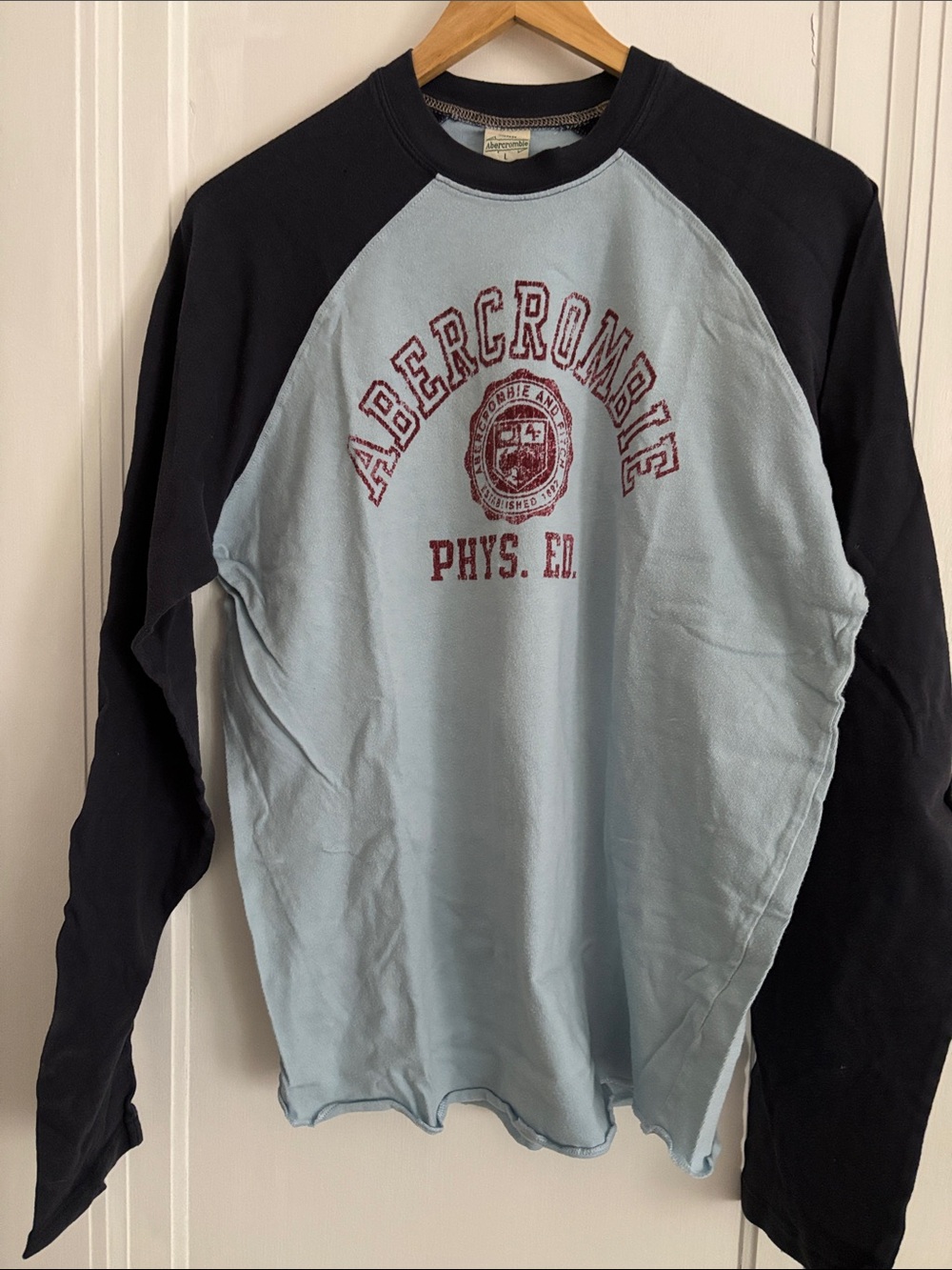 Abercrombie Raglan Phys. Ed. Long Sleeve Tee